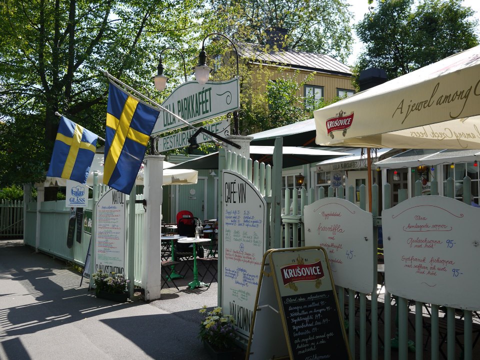スウェーデンのカフェ